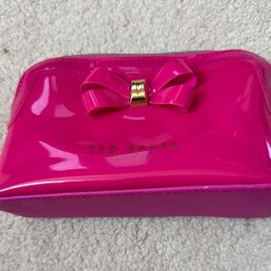 Ted Baker Fuchsia Glossy Bag with Bow